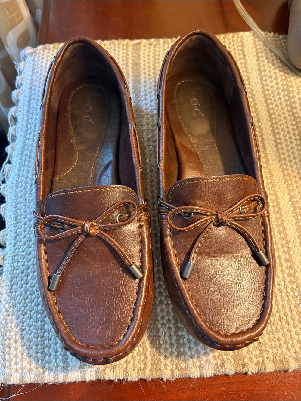 b.o.c.  Women’s Brown Slip On Shoes C63106 Size 8